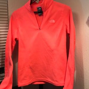 Peach sweater from NorthFace